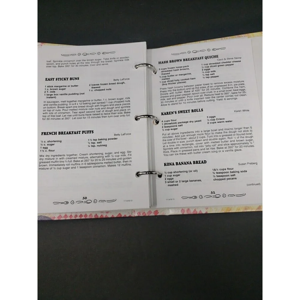 Thyme in Morman Lake Arizona Kitchens Cookbook Fire Department Auxiliary 2010